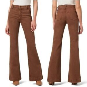 New Joe's Jeans The Molly High Rise Flare Vintage Stretch Jeans Walnut size 27